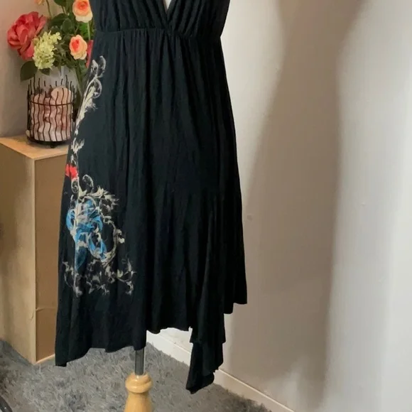 Twisted strap asymmetrical dress L - Picture 4 of 8